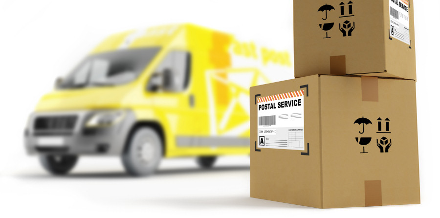 International courier, forwarding large parcels worldwide